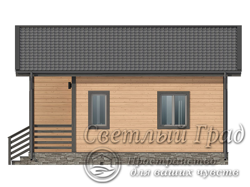 Фасад дома Бекасово - фотография третья
